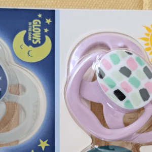 1 set of 4 Glow in the Dark Pacifiers