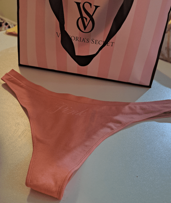 Victorias Secret: Pink:  Peach thong - S