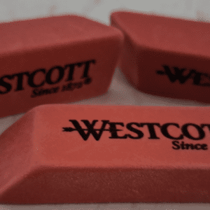Westcott Erasers: red, latex free