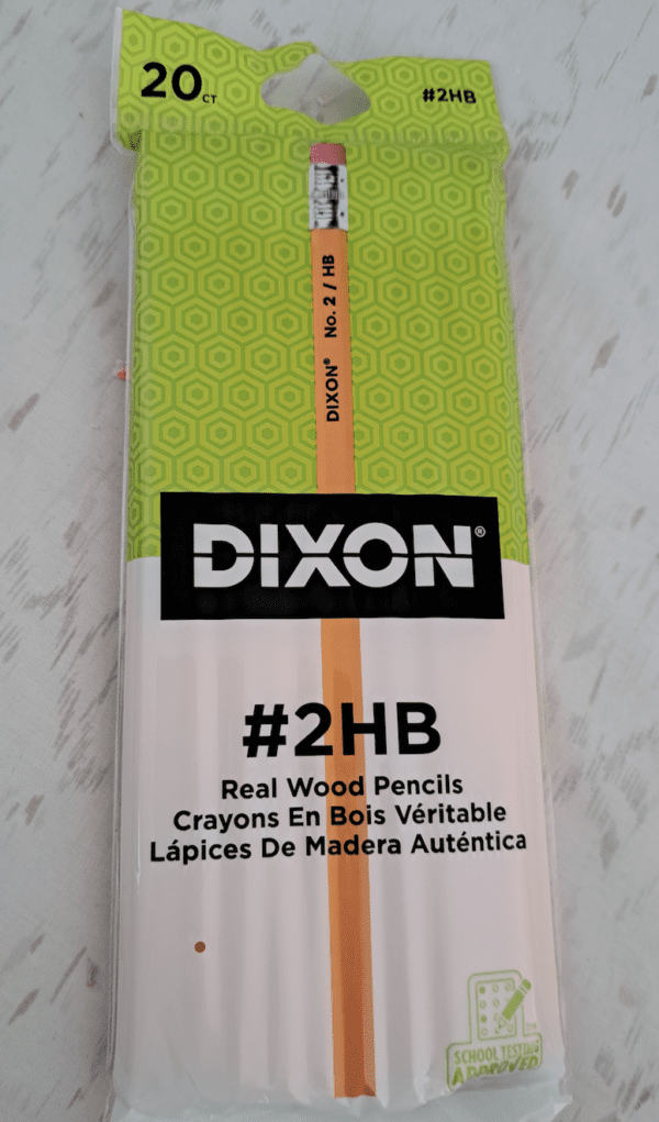 Dixon #2 real wood pencils - 20 count