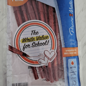 Red ball point pens - 10 count