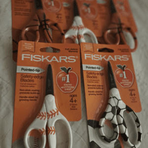 Fiskars 5" blunt tip kids scissors - assorted designs - Ages 4+
